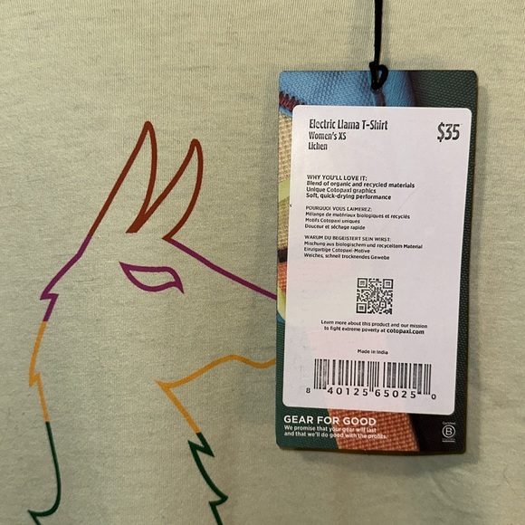 *NWT* COTOPAXI Electric Llama T-Shirt - Picture 7 of 10